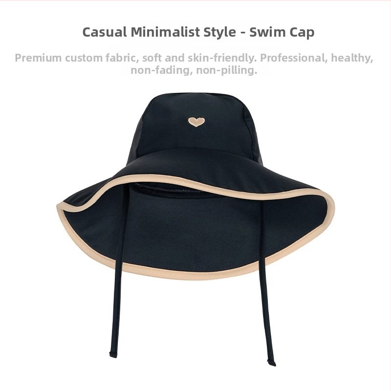 Detská rybárska šiltovka na slnko, s veľkým okrajom, kupolovitá koruna, polyester