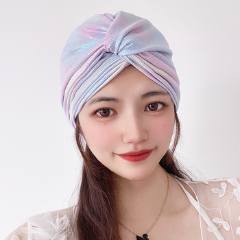 Κολυμβητικό καπέλο με πολυεπίπεδη πλισέ, σταθερό μοτίβο, ειδικό ύφασμα, για ενήλικες