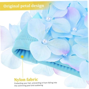 Flower Swim Cap — σιλικόνη, μονόχρωμο, για ενήλικες