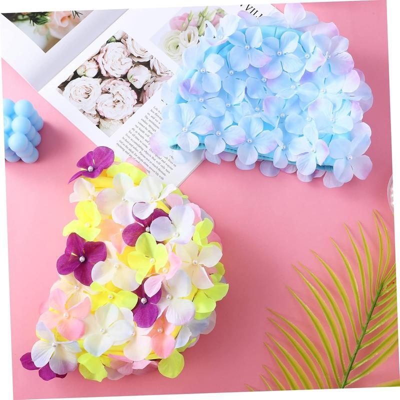 Flower Swim Cap — σιλικόνη, μονόχρωμο, για ενήλικες