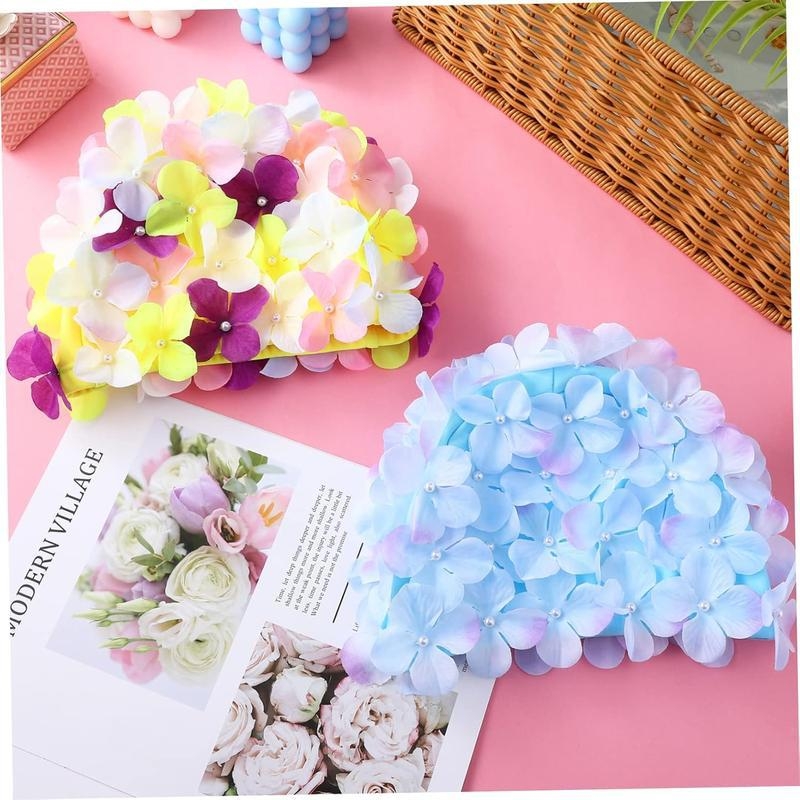 Flower Swim Cap — σιλικόνη, μονόχρωμο, για ενήλικες