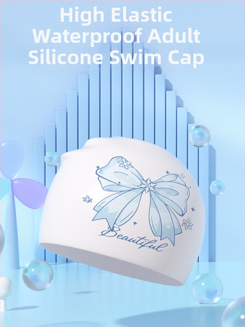Плувна шапка – силиконова, печат, за възрастни, за плуване и водни спортове, Гуандун произход