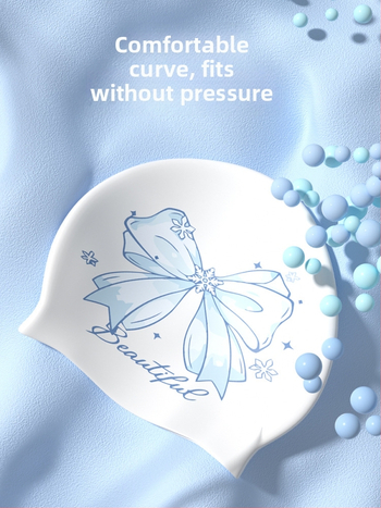 Плувна шапка – силиконова, печат, за възрастни, за плуване и водни спортове, Гуандун произход