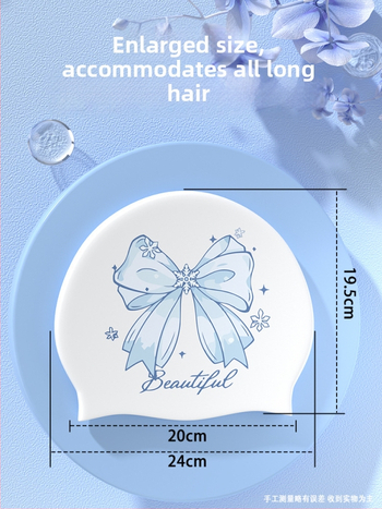 Плувна шапка – силиконова, печат, за възрастни, за плуване и водни спортове, Гуандун произход