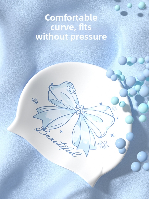 Плувна шапка – силиконова, печат, за възрастни, за плуване и водни спортове, Гуандун произход