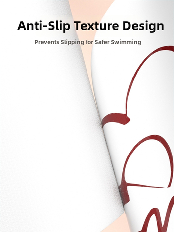 Силиконова плувна шапка за възрастни — модел с принт; подходяща за плуване и водни спортове