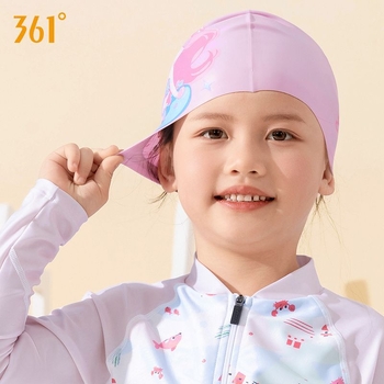 361 силиконова детска шапка за плуване с карикатурен дизайн