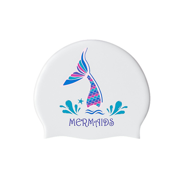 Ruijuer силиконова шапка за плуване за жени и възрастни, с принт, защита на ушите, за плуване, авторизирана частна марка