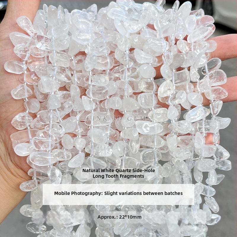 Кристални мъниста за DIY – разпръснати мъниста със странично дупче, материал: кристал, обработка: рязане, шлайфане, полиране, произход Yiwu, Jingde Jewelry