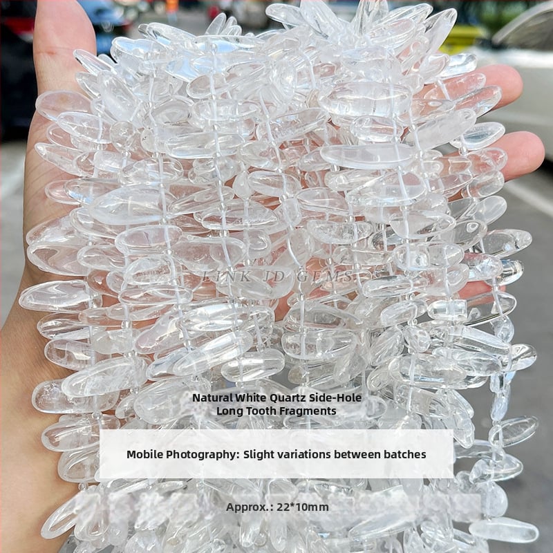 Кристални мъниста за DIY – разпръснати мъниста със странично дупче, материал: кристал, обработка: рязане, шлайфане, полиране, произход Yiwu, Jingde Jewelry