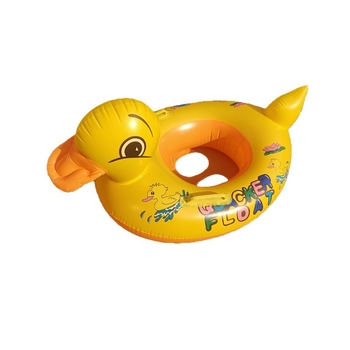 Dječji plivački prsten s motivom patke, sprječavanje prevrtanja, PVC plivajući igrač za bazen i vodni park