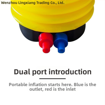 Kāju darbības gaisa pumpa felfūšojamiem izstrādājumiem — piemērota peldringi, baloni, nafukājamajiem spaiņiem, vannām un baseiniem (Lingxiang)