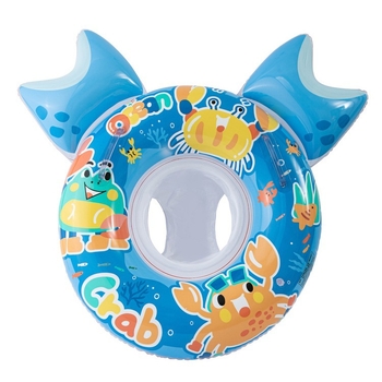 Dječji nadom plivački prsten u obliku karikature raka, karikatura dizajn, PVC debljina 20 mm, ekološki PVC, anti-prevrnuće