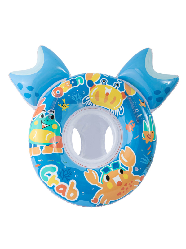 Dječji nadom plivački prsten u obliku karikature raka, karikatura dizajn, PVC debljina 20 mm, ekološki PVC, anti-prevrnuće