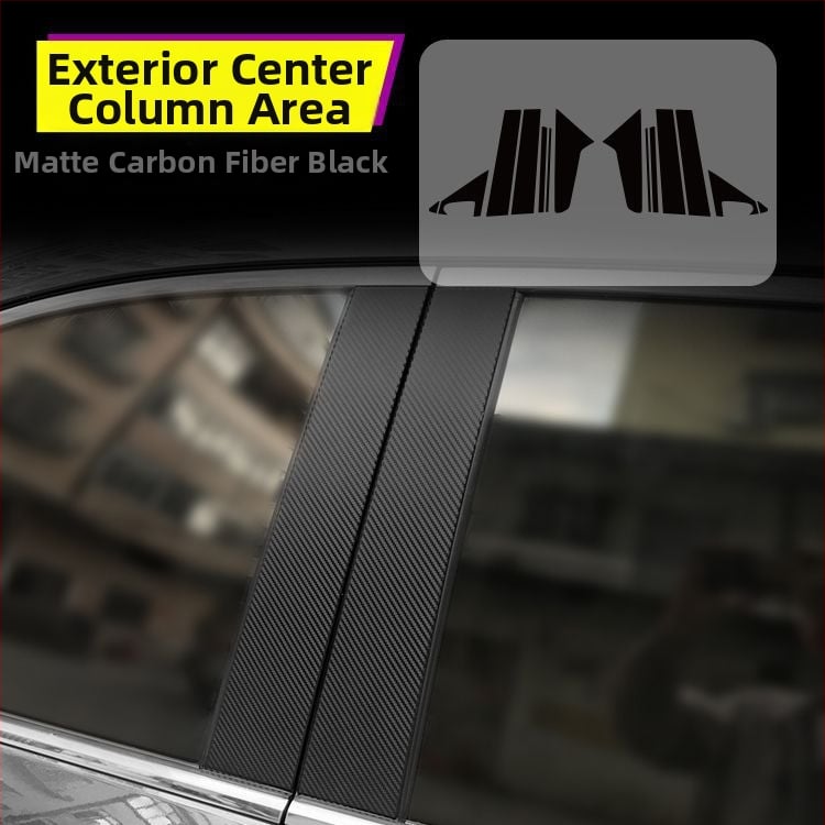 Εσωτερικό αυτοκινήτου με φιλμ ανθρακονήματος για Chevrolet Equinox — υφή γρατσουνιών, μαγνητική τοποθέτηση, για πλευρικά πάνελ κεντρικής κονσόλας, δυνατότητα προσαρμογής