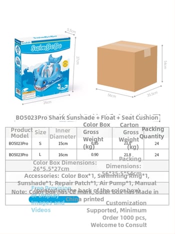 Swimbobo plávací kruh pre bábätká, ekologický PVC, hrúbka 0.35 mm, kreslený vzor, vhodné do bazénov a vodných parkov