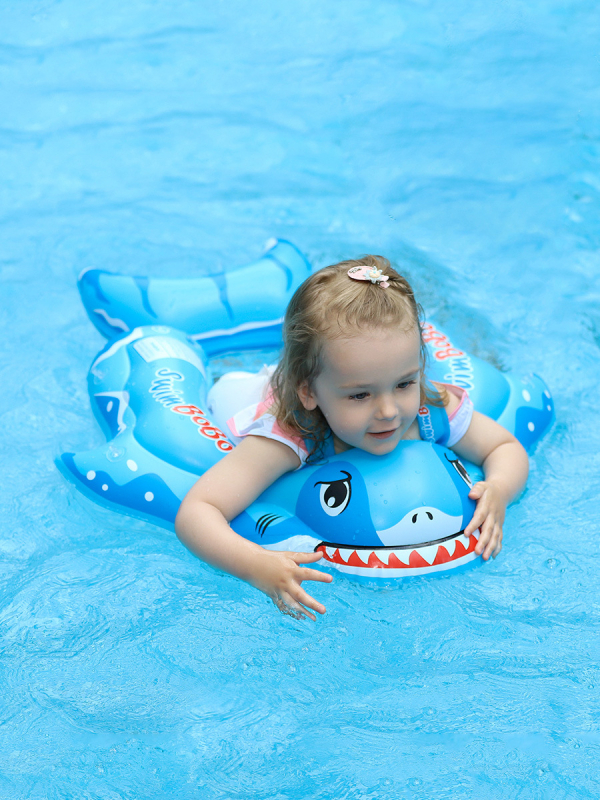 Swimbobo plávací kruh pre bábätká, ekologický PVC, hrúbka 0.35 mm, kreslený vzor, vhodné do bazénov a vodných parkov