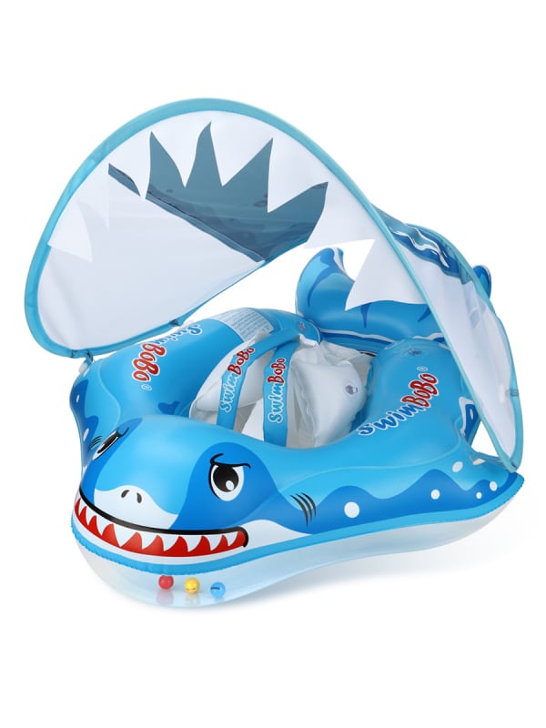 Swimbobo plávací kruh pre bábätká, ekologický PVC, hrúbka 0.35 mm, kreslený vzor, vhodné do bazénov a vodných parkov