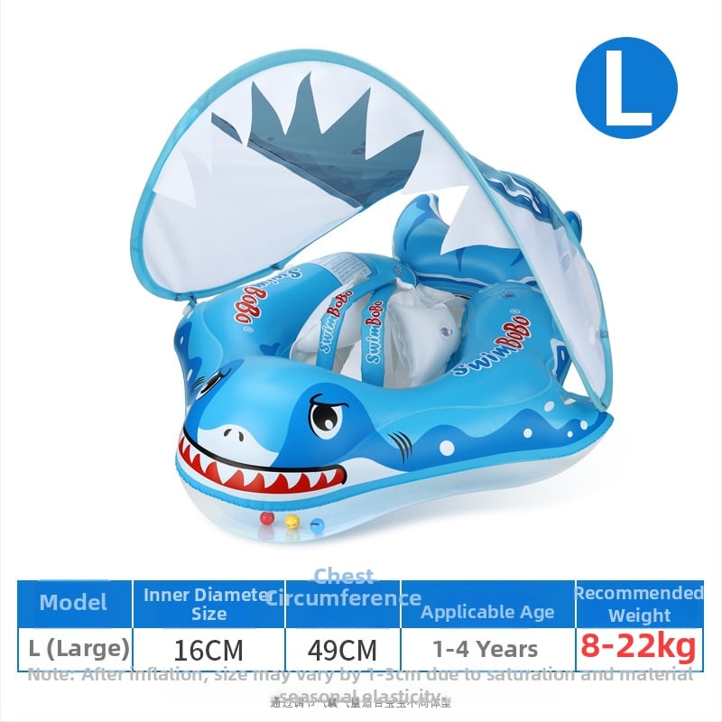 Swimbobo plávací kruh pre bábätká, ekologický PVC, hrúbka 0.35 mm, kreslený vzor, vhodné do bazénov a vodných parkov