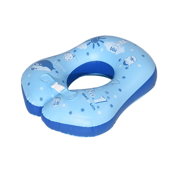 Vaikų plaukimo žiedas 2–4 metų vaikams, ekologiškas PVC, 0,25 mm storio, dviejų sluoksnių pripučiamas burbulas, piešinio raštas