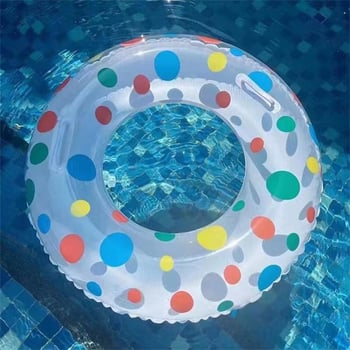 Baseino ratukas su rankena, PVC storis 0,25 mm, anti-flip dizainas, suaugusiems, vientisas raštas