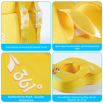 361 Vaikų plaukimo žiedas, nereikia pripūsti, vienos spalvos, baseinui ir vandens sportams