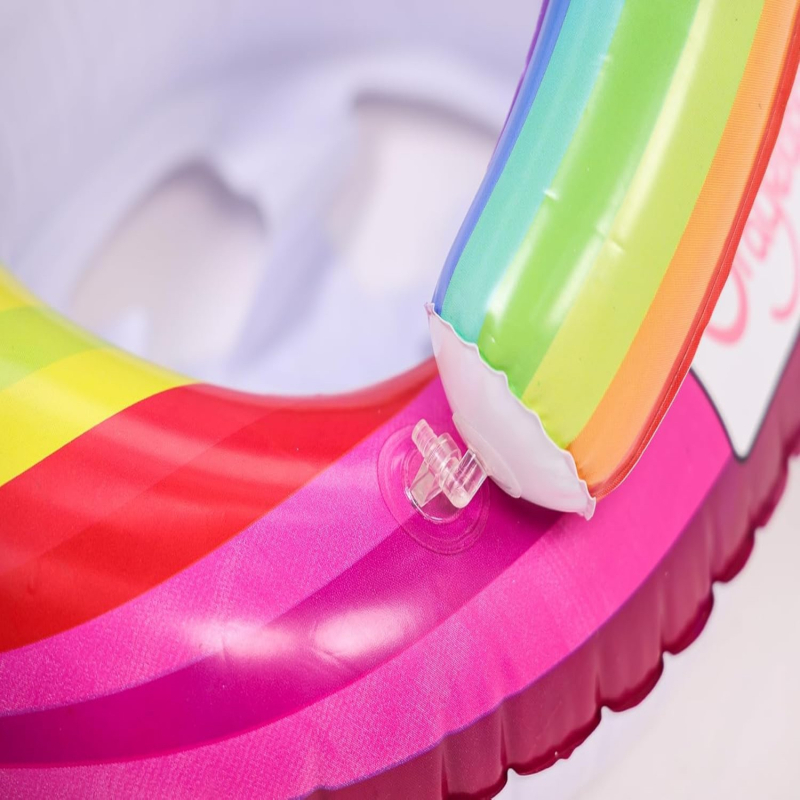 Vaikų plaukimo žiedas iš ekologinio PVC, 0,25 mm storio, spausdintas raštas, prekės kodas SJL-20250318