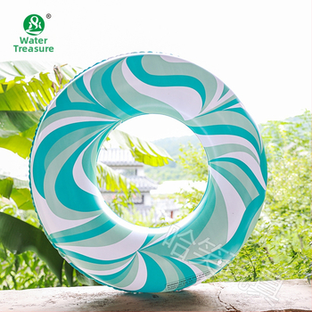 Vaikų pripučiamas PVC plaukimo žiedas su vandens bangų atvaizdu, Treasure in the Water