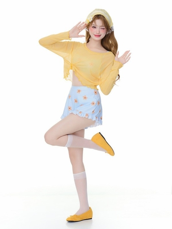 Ženski kupaći s dugim rukavom i suknom za pokrivanje, visokim strukom, konzervativan dizajn, jastučić za prsima