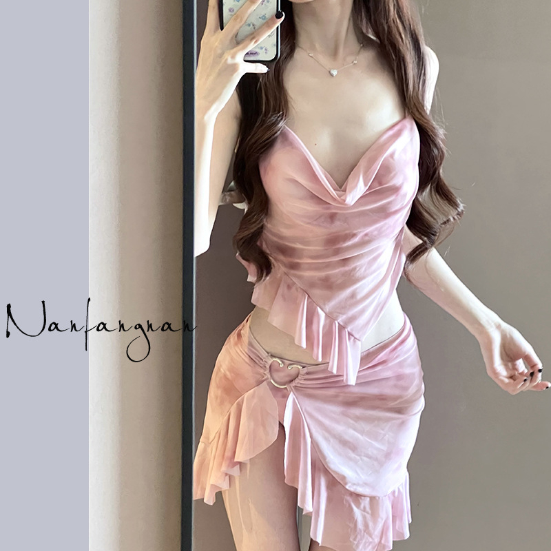 Dvije-dijelni bikini set za odrasle žene, visokim strukom, konzervativno pokriće, brzo sušeći poliester s podlogom, jastučići za prsima i čelična potpora