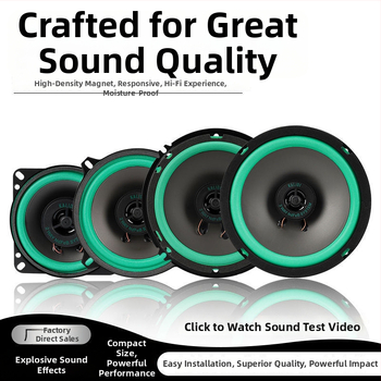 Koaksiālais auto skaļrunis – pilns diapazons, vidējais-bass un augstfrekvenču skaļrunis