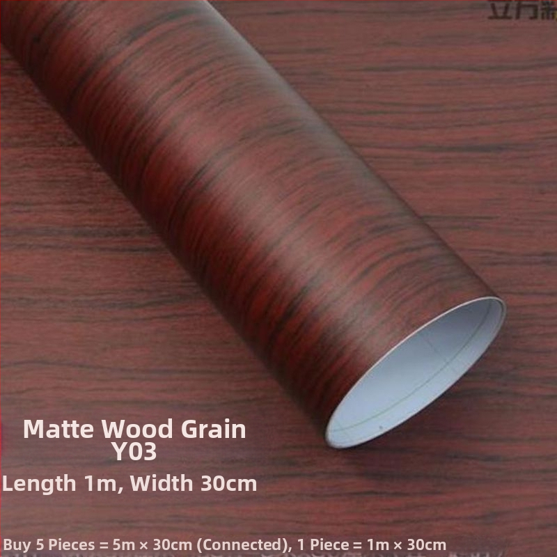 Auto iekšējā interjera filma – Sandalwood Peach Wood, spīdīgs/matēts virsmas, Zīmols Shiao, PVC