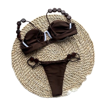 Costum de baie din două piese cu underwire, țesătură nylon, căptușeală nylon, pentru adulți