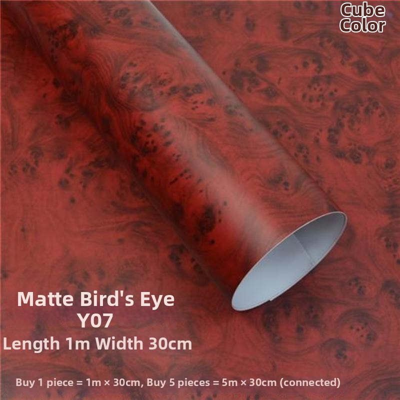 Φιλμ εσωτερικού αυτοκινήτου με αλλαγή χρώματος και όψη ξύλου, PVC, για ταμπλό και κεντρική κονσόλα, γυαλιστερό/ματ φινίρισμα, μάρκα Shiao