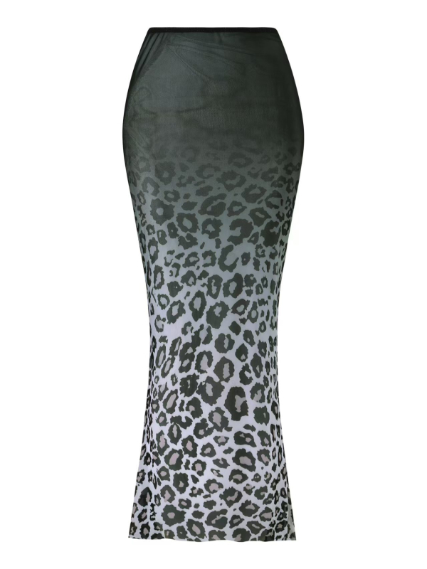 Ženski bikini set s leopard printom, vezanje, otvorena leđa, visoka elastičnost, punjeni gornji dio