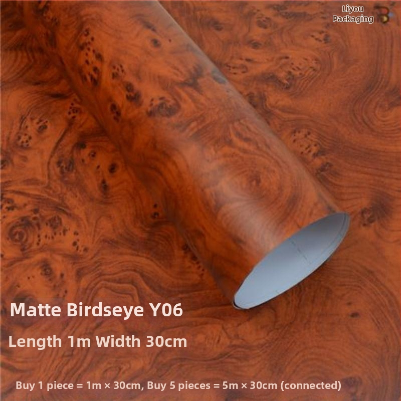 Εσωτερικό αυτοκινήτου: φιλμ βινυλίου με αλλαγή χρώματος σε σχέδιο ξύλου για κεντρικό πάνελ κονσόλας – PVC, γυαλιστερό/ματ φινίρισμα