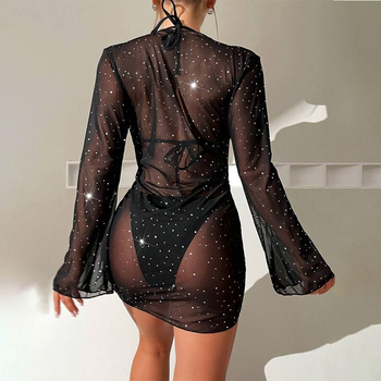 Trojedjelni bikini set, najlon 80%, podstava poliester 95%, s jastučićima za prsima, za odrasle žene