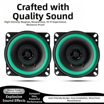 Automašīnas skaļruņi – koaksiālie, pilns diapazons, vidējais bas, augstfrekvences skaļrunis