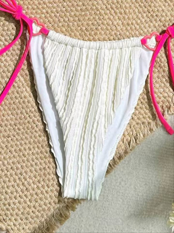 Ženski dvodijelni bikini kupaći kostim, poliester, jednobojni uzorak, podstava poliester s 18% spandeksa