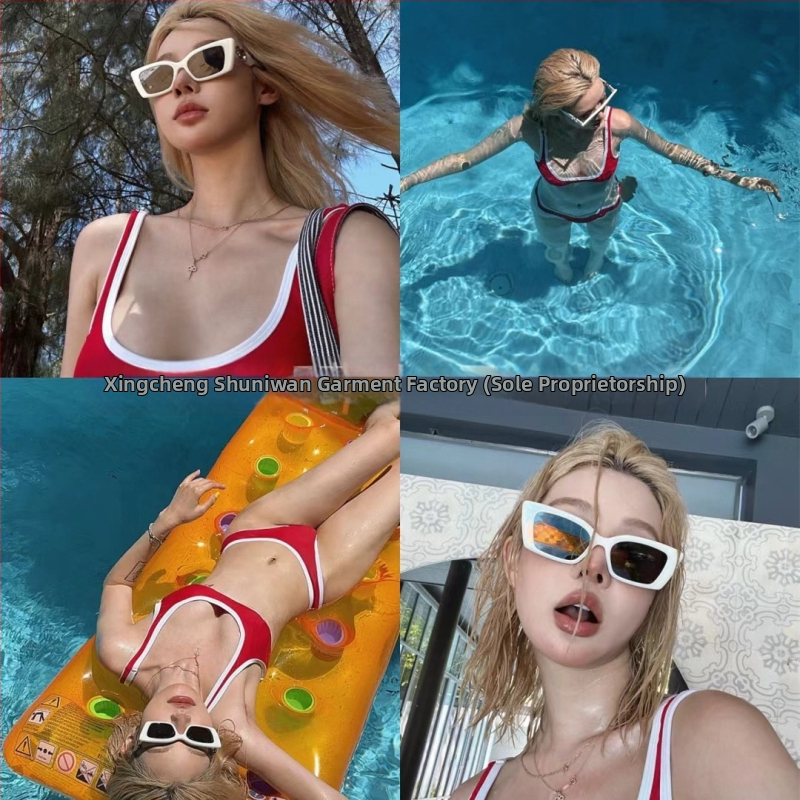 Ženski dvodijelni bikini kupaći kostim od najlona i elastana, visoke elastičnosti, čelična potpora ispod prsa, bez podstave