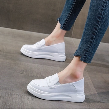 Ženske medicinske tenisice, mekana podloga, prozračne, udobne za dugo stajanje, okrugli vrh, PU gornji dio, gumeni potplat (Proljeće 2025)