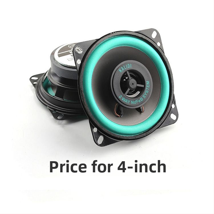 Koaksiālais automobiļu skaļrunis — pilns diapazons, vidējais bas, tweeter