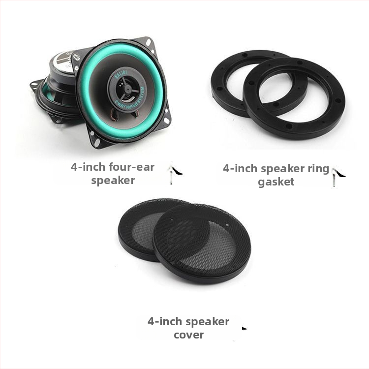 Koaksiālais automobiļu skaļrunis — pilns diapazons, vidējais bas, tweeter