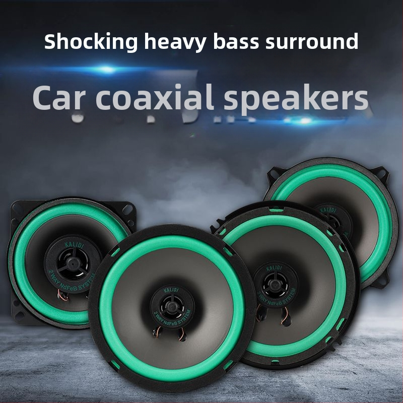 Koaksiālais auto skaļrunis ar pilnu diapazonu, mid-bass un tweeter