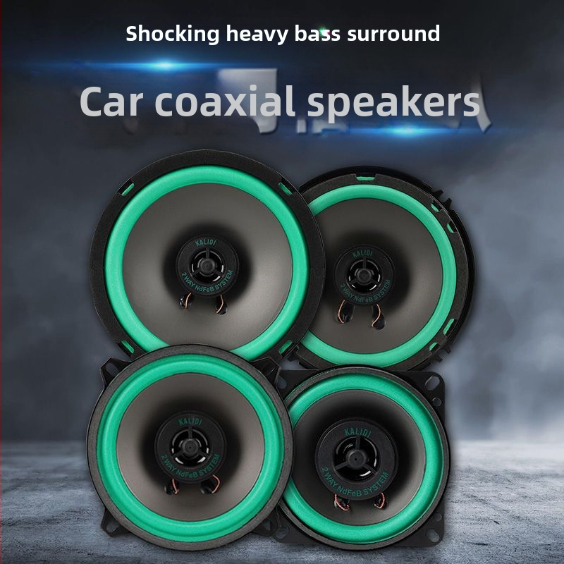 Koaksiālais auto skaļrunis ar pilnu diapazonu, mid-bass un tweeter