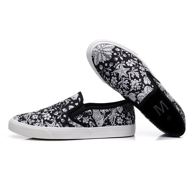Muške platnene tenisice, koreanskog stila, prozračne, gumena potplat, slip-on dizajn