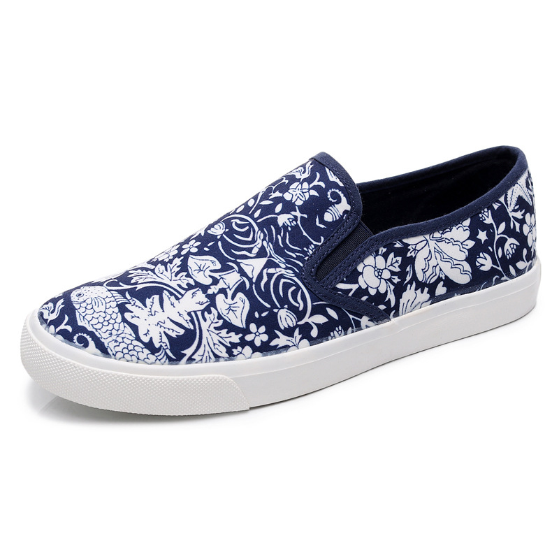 Muške platnene tenisice, koreanskog stila, prozračne, gumena potplat, slip-on dizajn