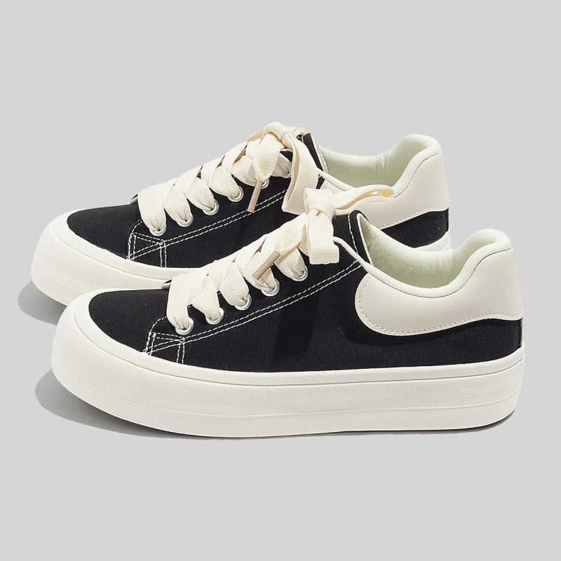 Moterų audekliniai bateliai – kvėpuojantys, languotas raštas, guminė padas su vulkanizuota technologija, raišteliai