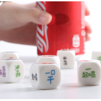 9 зарове от акрил за парти пиене игра, стил филет