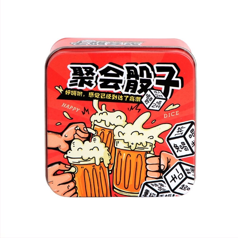 9 зарове от акрил за парти пиене игра, стил филет